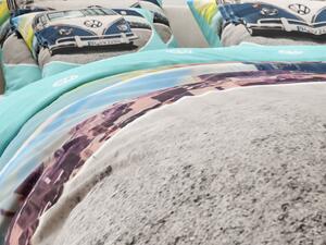 Dječja posteljina AUTO VW plavo-siva Dimenzije posteljine: 70 x 90 cm | 140 x 200 cm