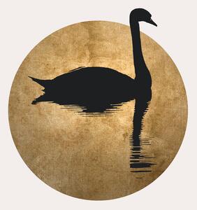 Ilustracija The Swan, Kubistika, (26.7 x 40 cm)