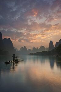 Fotografija Li River Sunrise, Yan Zhang
