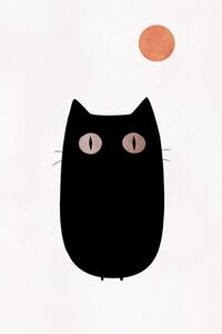 Ilustracija The Cat, Kubistika, (26.7 x 40 cm)