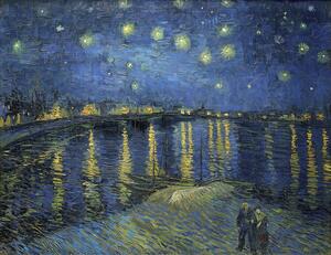 Reprodukcija Zvjezdana noć na Rhône, Vincent van Gogh