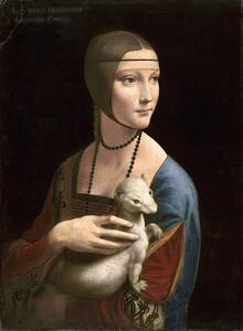 Reprodukcija The Lady with the Ermine (Cecilia Gallerani), c.1490, Vinci, Leonardo da