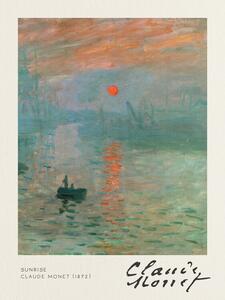 Reprodukcija Sunrise - Claude Monet, (30 x 40 cm)