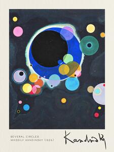Wassily Kandinsky - Reprodukcija Several Circles, 1922, (30 x 40 cm)