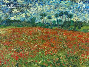 Reprodukcija Poppy Fields - Vincent van Gogh, (40 x 30 cm)