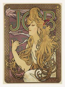 Reprodukcija Job, Cigarette Paper Advert (Vintage Art Nouveau) - Alfons / Alphonse Mucha