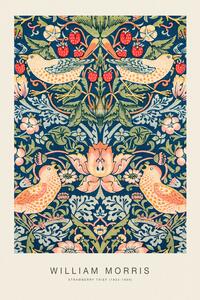 Reprodukcija Strawberry Thief (Special Edition Classic Vintage Pattern) - William Morris, (26.7 x 40 cm)