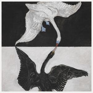 Reprodukcija The Swan No.1 (Black & White) - Hilma af Klint