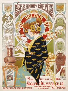 Reprodukcija Coffee Shop Advert (Art Nouveau Café) - Alphonse Mucha