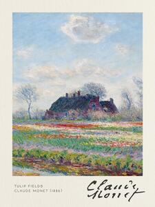 Reprodukcija Tulip Fields - Claude Monet, (30 x 40 cm)