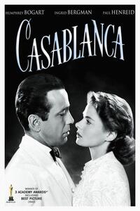Reprodukcija Casablanca (Vintage Cinema / Retro Theatre Poster), (26.7 x 40 cm)