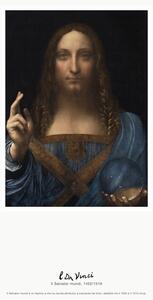 Reprodukcija The Salvator mundi (Il Salvator mundi) - Leonardo da Vinci, (30 x 40 cm)