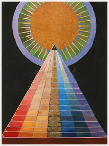 Reprodukcija Altarpiece No.1 (Rainbow Abstract) - Hilma af Klint, (30 x 40 cm)