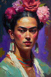 Ilustracija Portrait Of Frida, Treechild