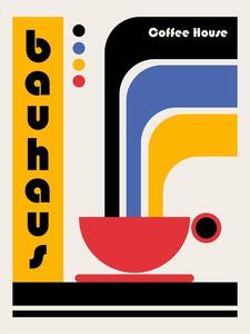 Ilustracija Bauhaus Coffee House, Retrodrome