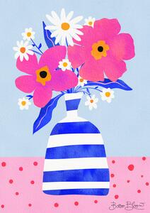 Ilustracija Maximalist Flower Vase, Baroo Bloom