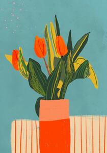 Ilustracija Tulips, Gigi Rosado