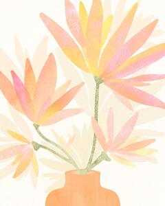 Ilustracija Sweet Pink Floral, Kristian Gallagher