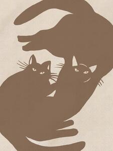 Ilustracija Two cats, Little Dean