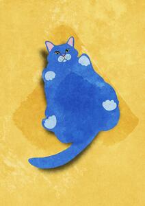 Ilustracija Fat Cat, Raissa Oltmanns, (30 x 40 cm)