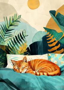 Ilustracija Cats life 13, Justyna Jaszke