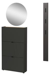 Antracitno sivi set za hodnik 101x200x22 cm Ameca – Germania