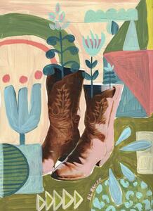 Ilustracija Blooming boots, Eleanor Baker