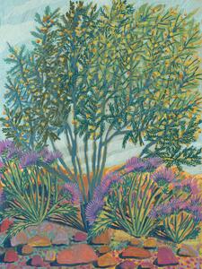 Ilustracija Green bush, Eleanor Baker, (30 x 40 cm)