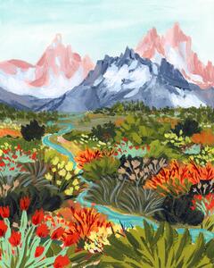 Ilustracija Autumn Mountains, Sarah Gesek