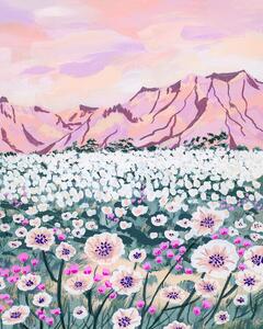 Ilustracija Pink Desert, Sarah Gesek