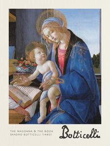 Reprodukcija The Madonna & The Book - Sandro Botticelli, (30 x 40 cm)