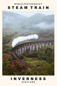 Fotografija Steam Train (Inverness, Scotland), (30 x 40 cm)