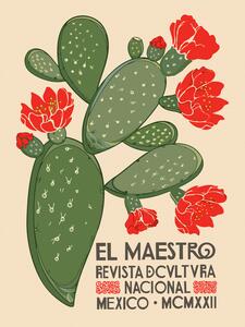 Reprodukcija El Maestro Magazine Cover No.1 (Mexican Art / Cactus), (30 x 40 cm)