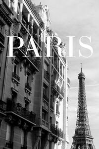 Fotografija Paris Text 3, Pictufy Studio