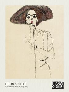 Reprodukcija Portrait of a Woman (1910), Egon Schiele