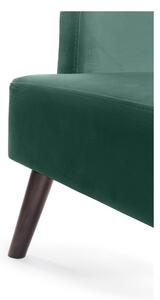 Mentol zelena baršunasti wing fotelja Noemye – Bonami Selection
