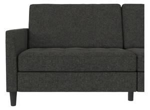 Tamno siva baršunasti sofa 207 cm Presley – Støraa