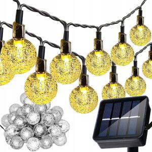 Led 50 toplo bijela vanjska solarna ukrasna girlanda ip44 7m 8 funkcija