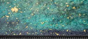 Trendi tepih u zelenim i plavim nijansama Širina: 80 cm | Duljina: 150 cm