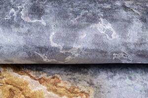 Moderan sivi tepih s apstraktnim uzorkom Širina: 80 cm | Duljina: 150 cm