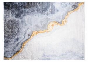 Moderan sivi tepih s apstraktnim uzorkom Širina: 80 cm | Duljina: 150 cm