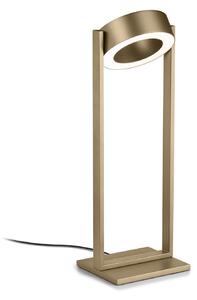 Knapstein LED stolna lampa Wega, brončana završna obrada, visina 45 cm, upravljanje, prigušiva, Bronca / stari mesing, Dnevni boravak/blagovaonica, Aluminij