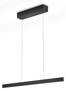 Knapstein LINDA-72 crna LED viseća svjetiljka, duljina 72 cm, upravljanje gestama, prigušiva, Crno, Dnevni boravak/blagovaonica, Aluminij