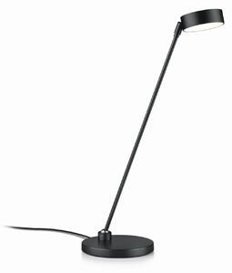 Knapstein Yori LED stolna lampa, mat crna, visina 50 cm, upravljanje gestama, prigušiva, Crno, Dnevni boravak/blagovaonica, Aluminij