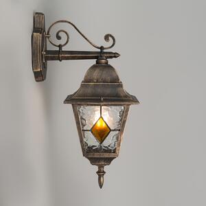 Pametna vintage vanjska zidna lampa od bronce uključujući Wifi A60 - Antigua