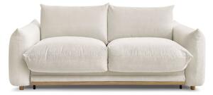 Krem sklopiva sofa 214 cm Ernest – Bobochic Paris