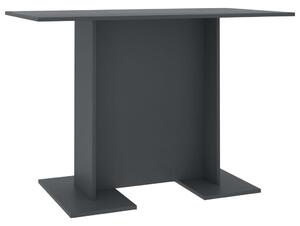 VidaXL Blagovaonski stol sivi 110 x 60 x 75 cm od iverice