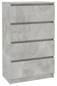 VidaXL Komoda siva boja betona 60 x 35 x 98,5 cm od konstruiranog drva