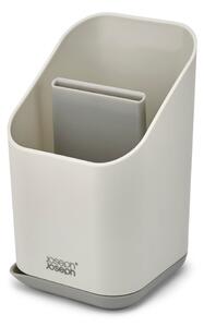 Svijetlo sivi plastičan ocjeđivač za posuđe za pribor 12x11 cm Duo – Joseph Joseph
