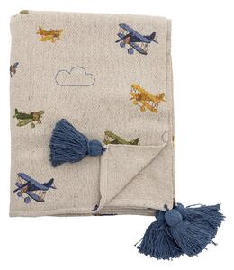 Krem deka za bebe 130x160 cm Plane – Bloomingville Mini